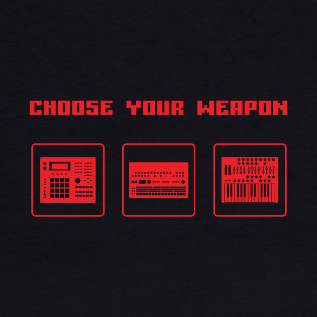 Choose Your Weapon Drum Machine and Synth Selector for Electronic Musician by Atomic Malibu